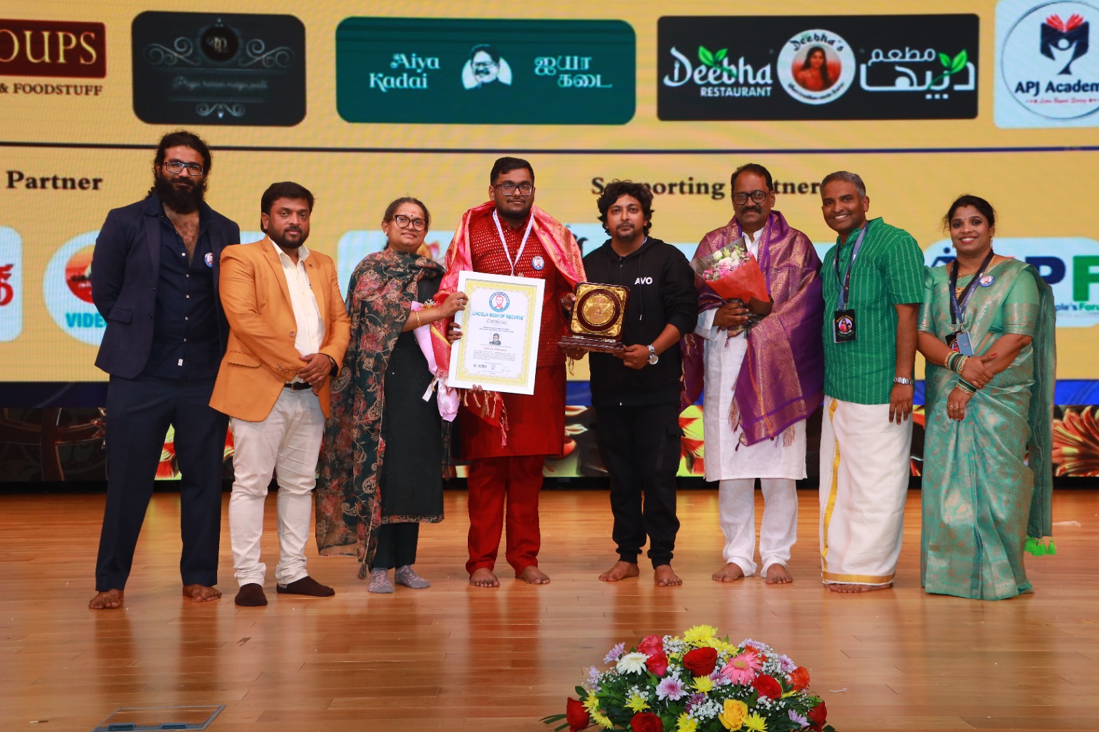 WORLD RECORD HONOREE FOR MUSICAL EXCELLENCE AND INTERNATIONAL PERFORMANCES