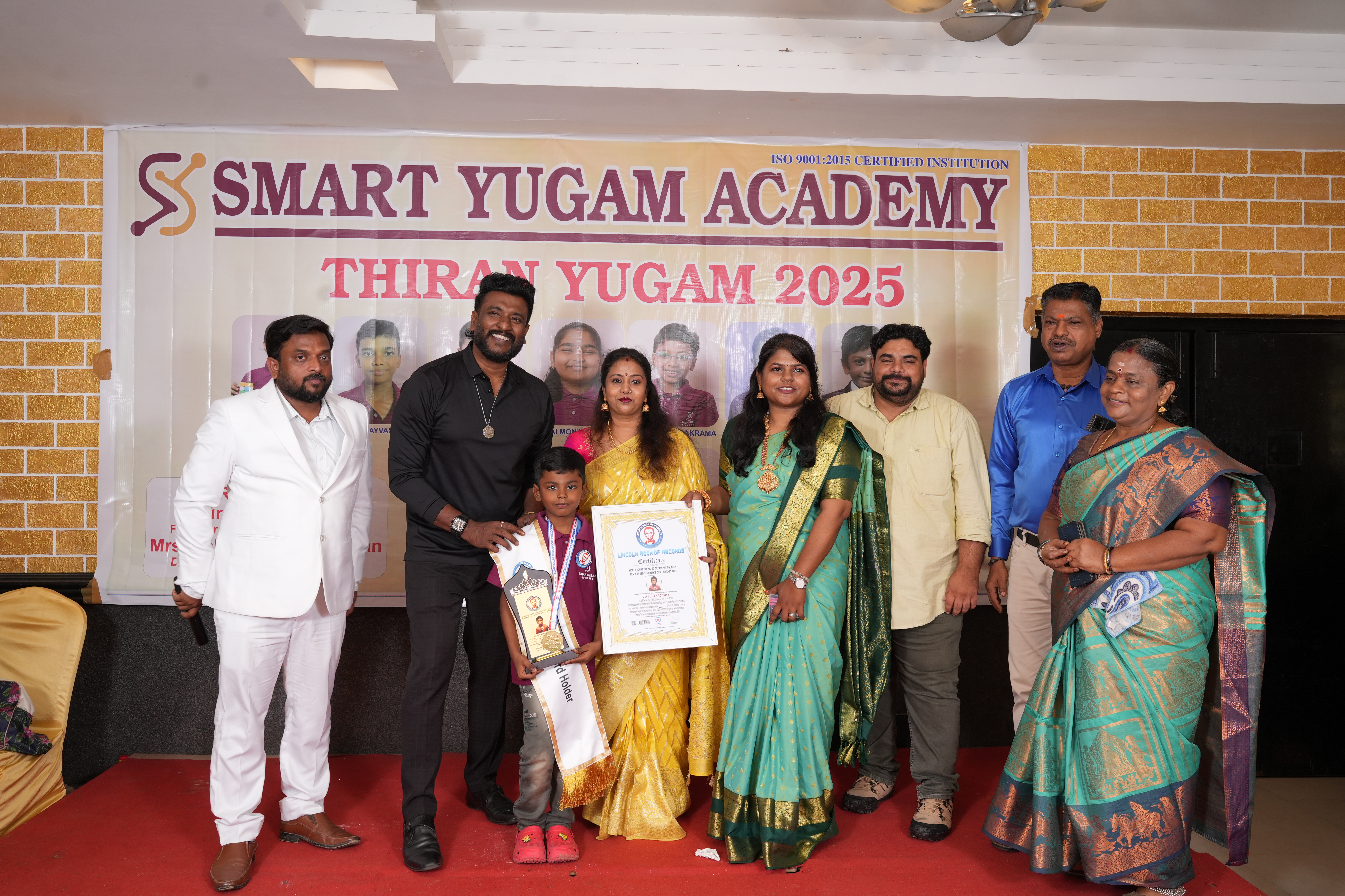 World Youngest Kid to create 195 Country Flags in 195- 3*3 Rubik's Cube in least time.